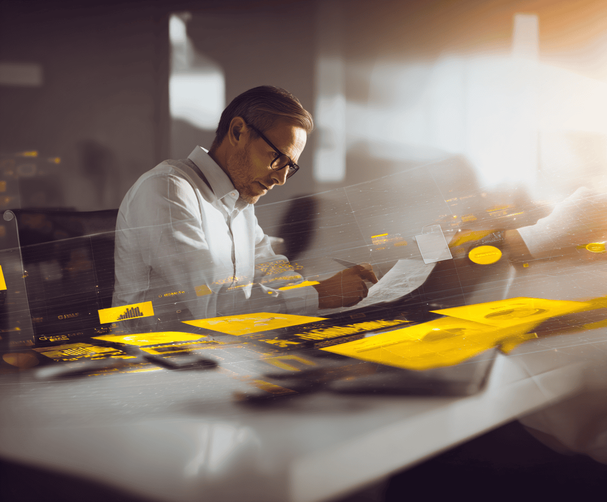 experience Data-driven marketing analysis for business growth with futuristic technology concept.